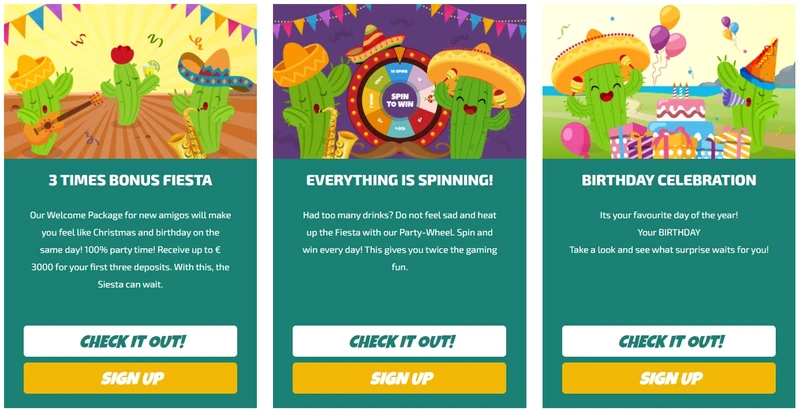 La fiesta casino bonusy