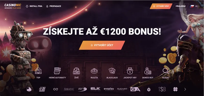 Přehled oficiálních webových stránek Сasinonic