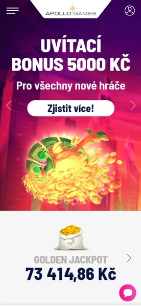 Apollo Games casino mobilní